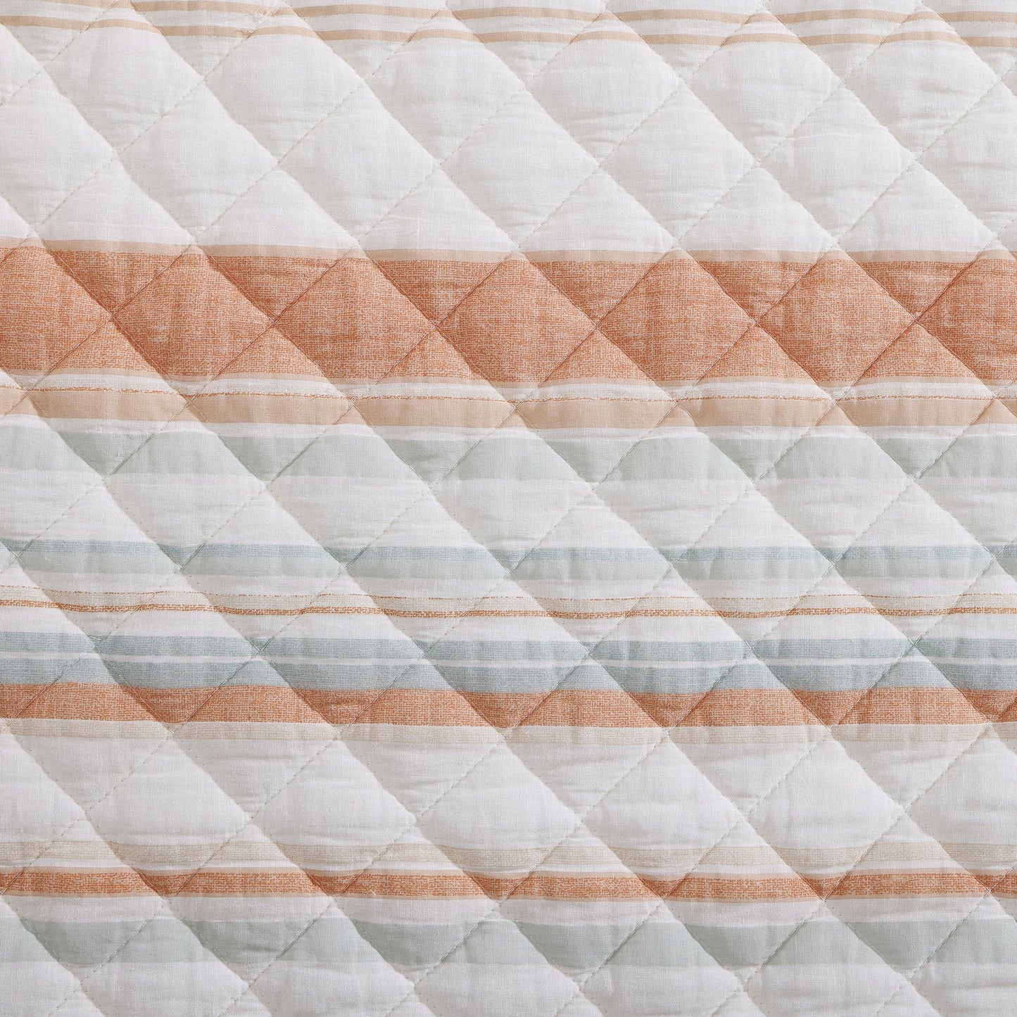 Mystic Stripe Cotton Gauze Quilt Set, 2 Pc