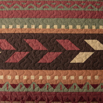 Broken Arrow Reversible Quilt Set, 2 Pc
