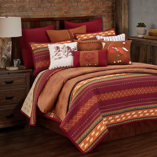 Solace Reversible Quilt Set, 3 Pc