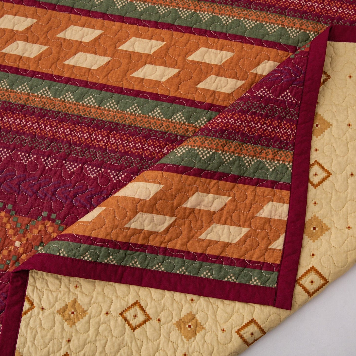 Solace Reversible Quilt Set, 3 Pc