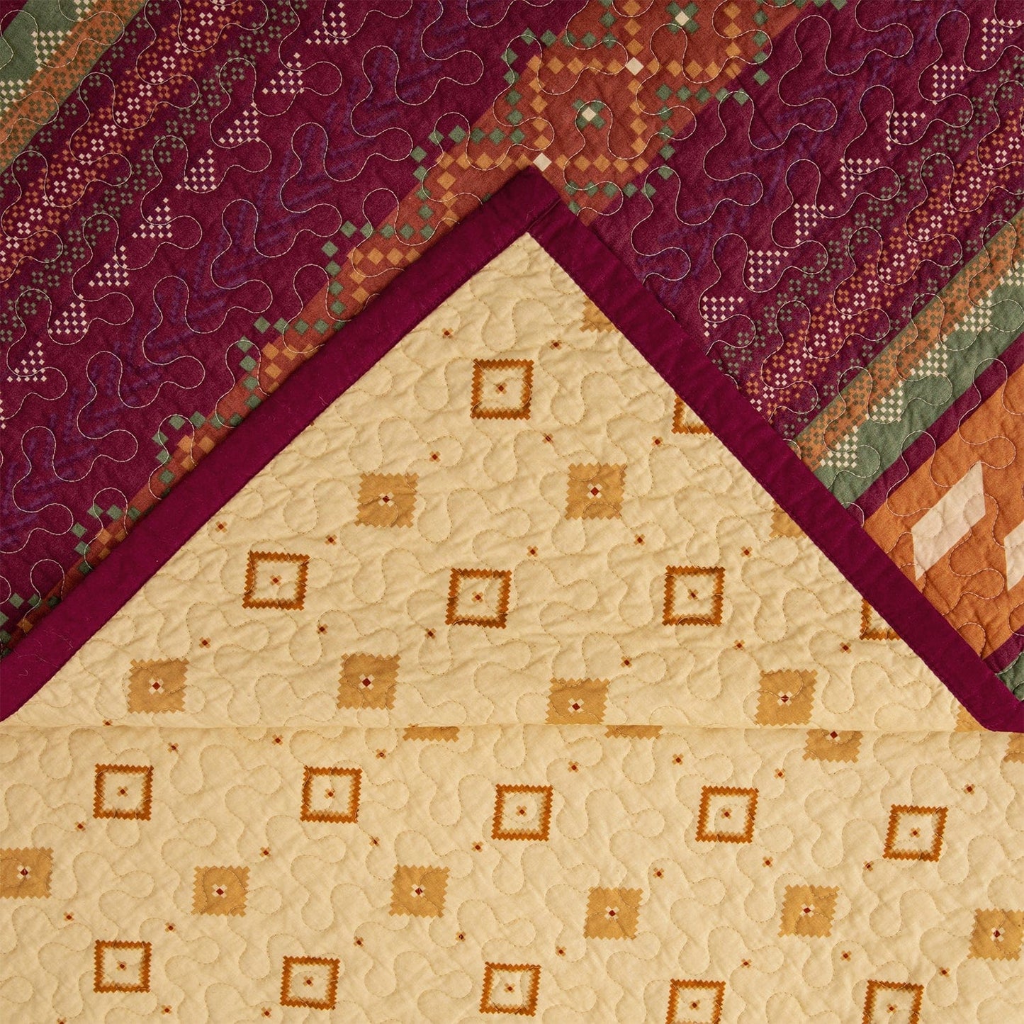 Solace Reversible Quilt Set, 3 Pc