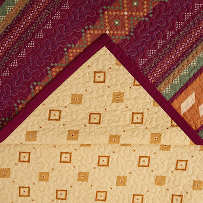 Solace Reversible Quilt Set, 3 Pc