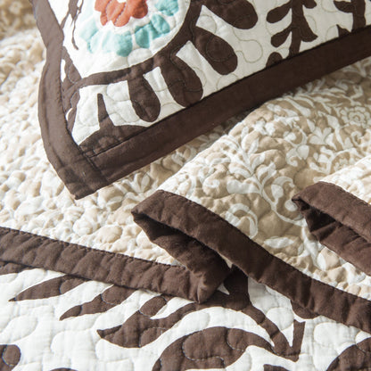 Rebecca Paisley Reversible Quilt Set, 2 Pc