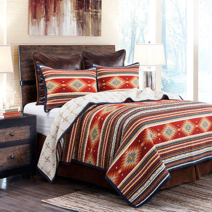 Del Sol Reversible Quilt Set, 2 Pc