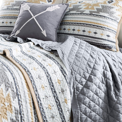 Desert Sage Reversible Quilt Set, 2 Pc