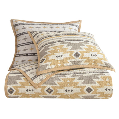 Desert Sage Reversible Quilt Set, 2 Pc
