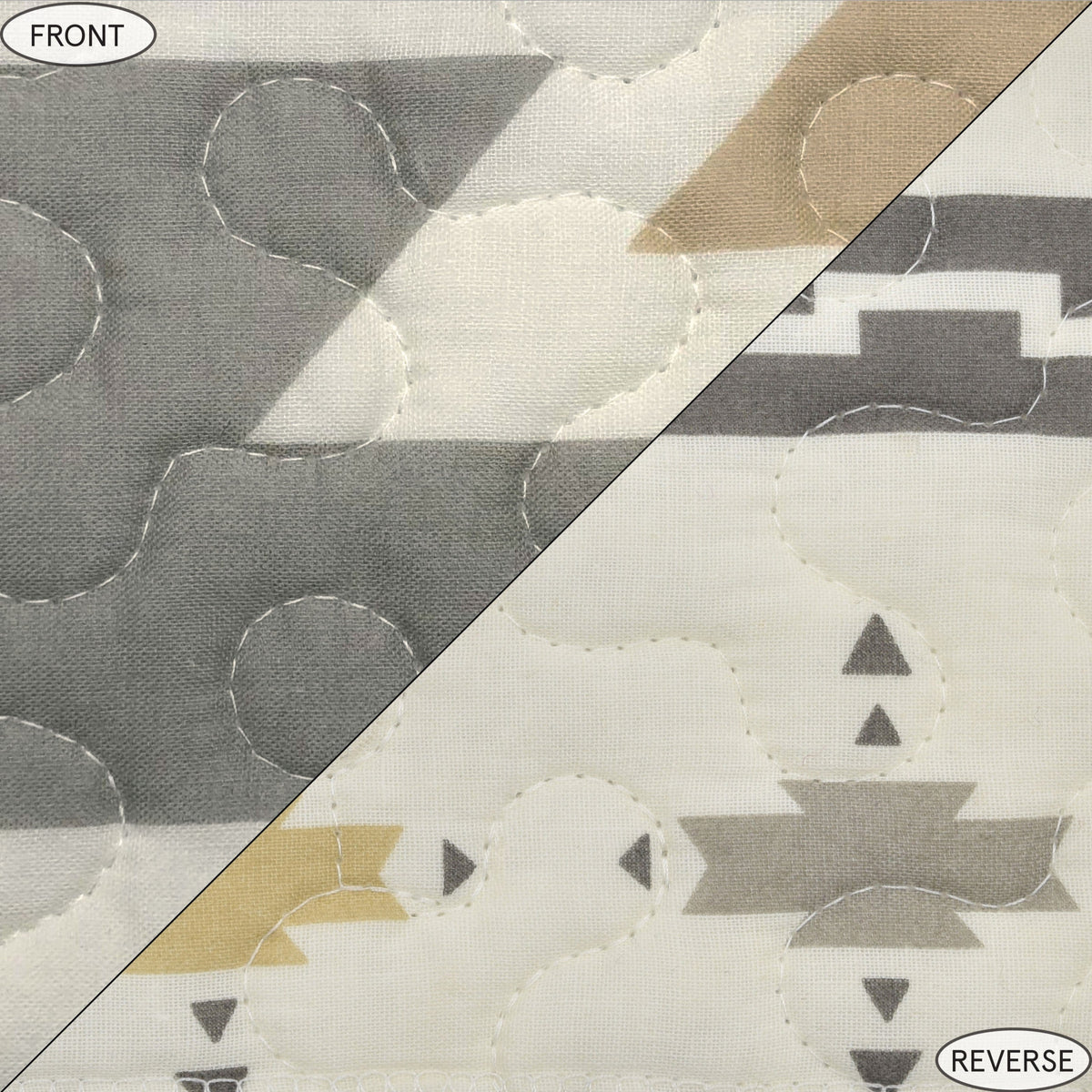 Desert Sage Reversible Quilt Set, 2 Pc