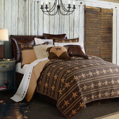 Star Ranch Reversible Quilt Set, 2 Pc