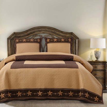 Star Ranch Reversible Quilt Set, 2 Pc