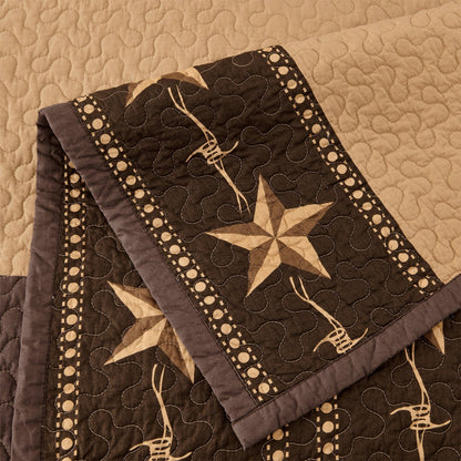 Star Ranch Reversible Quilt Set, 2 Pc