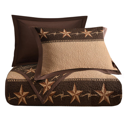 Star Ranch Reversible Quilt Set, 2 Pc