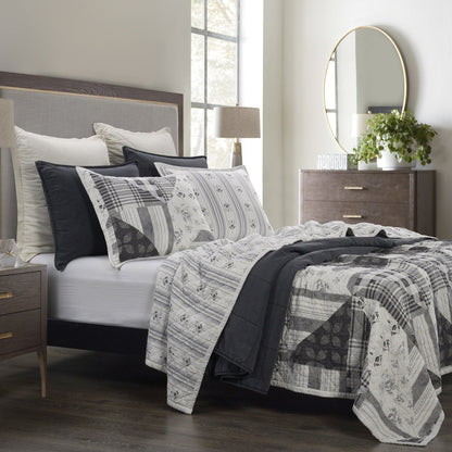 Patchwork Prairie Reversible Quilt Set, 3 Pc