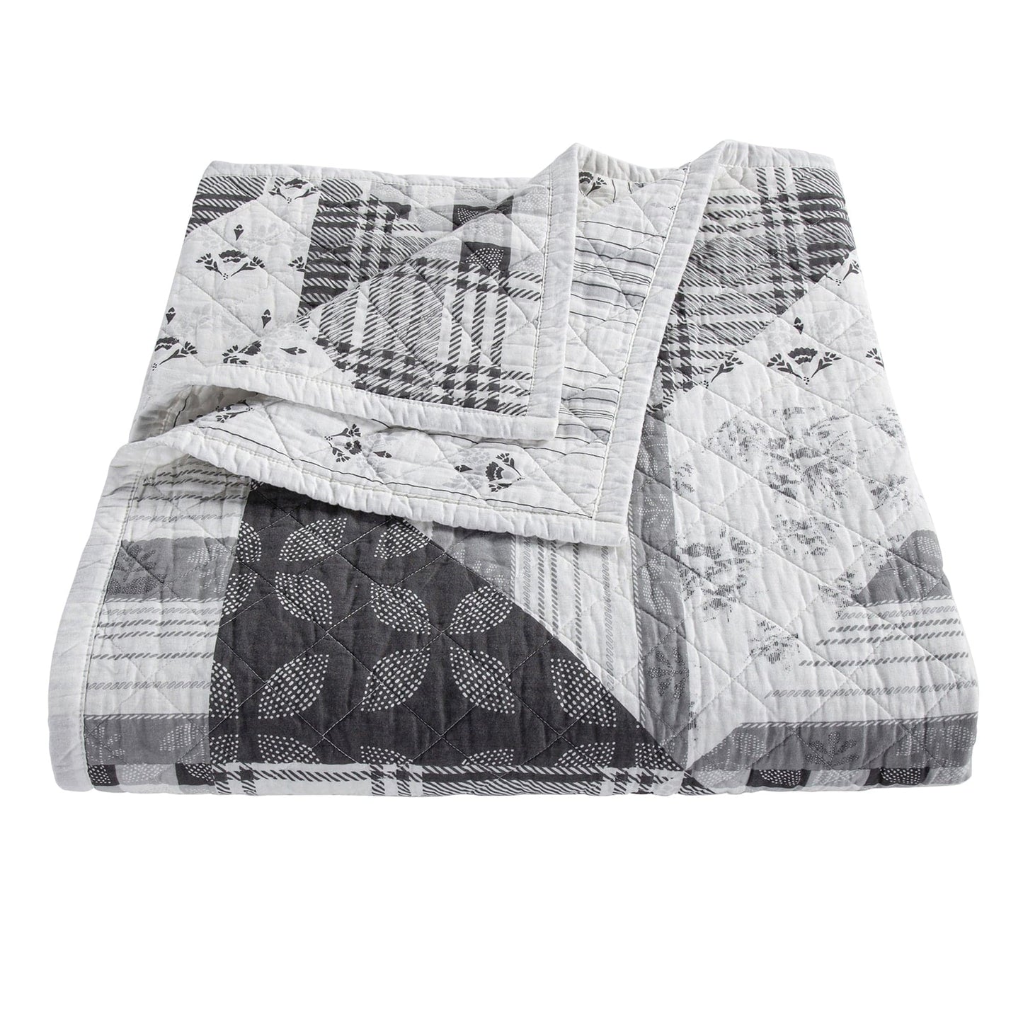 Patchwork Prairie Reversible Quilt Set, 3 Pc