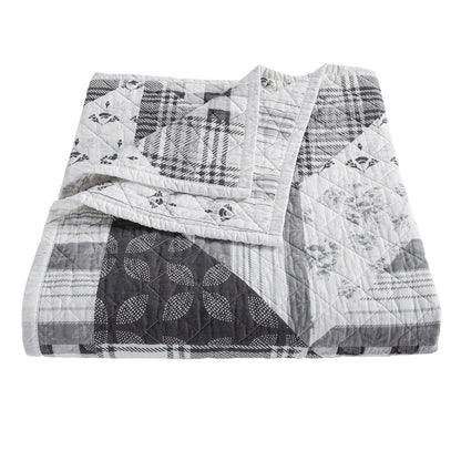 Patchwork Prairie Reversible Quilt Set, 3 Pc