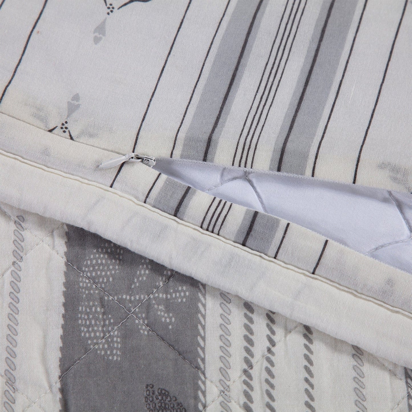 Patchwork Prairie Reversible Quilt Set, 3 Pc