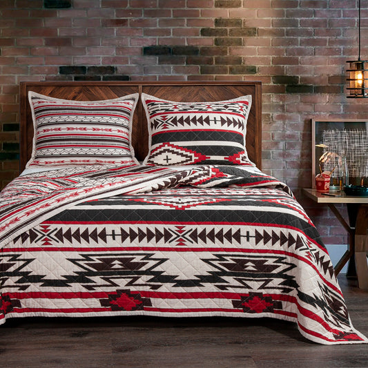 Cortez Reversible Quilt Set, 2 Pc