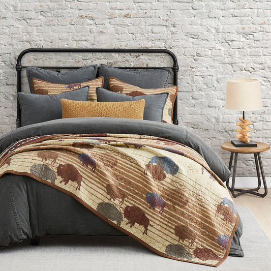 Home on the Range Reversible Quilt Set, 2 Pc