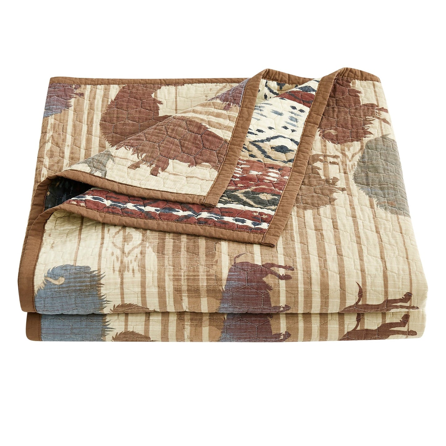 Home on the Range Reversible Quilt Set, 2 Pc