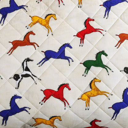 Wild Horses Reversible Quilt Set, 2 Pc