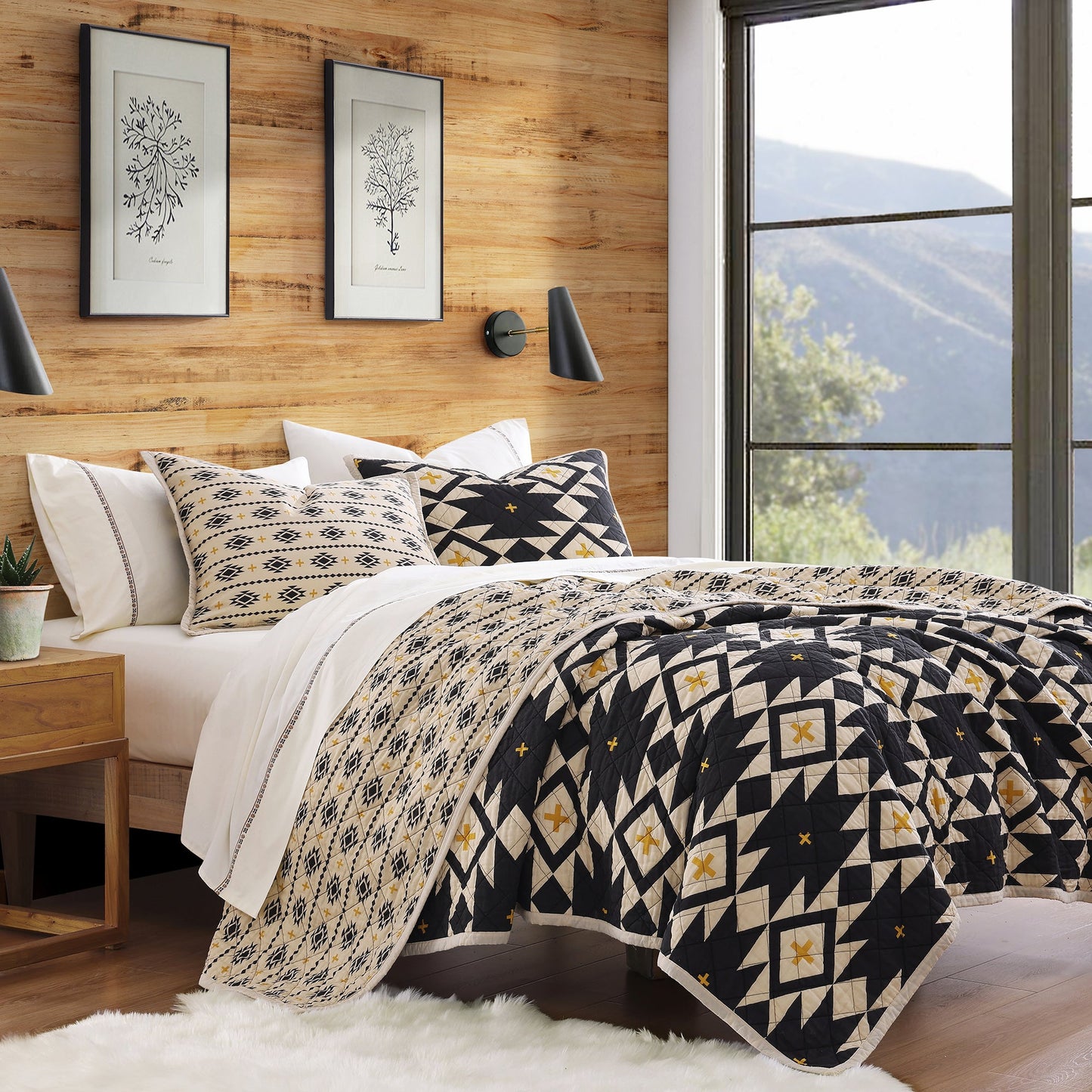 High Desert Reversible Quilt Set, 2 Pc