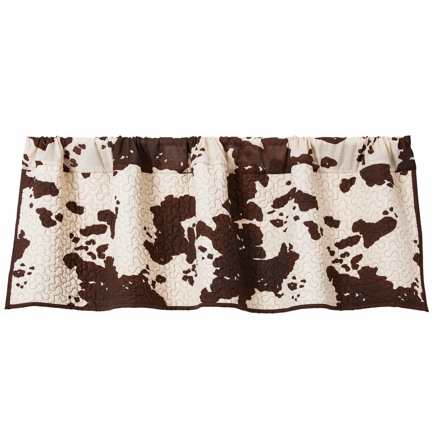Elsa Cowhide Reversible Quilted Valance