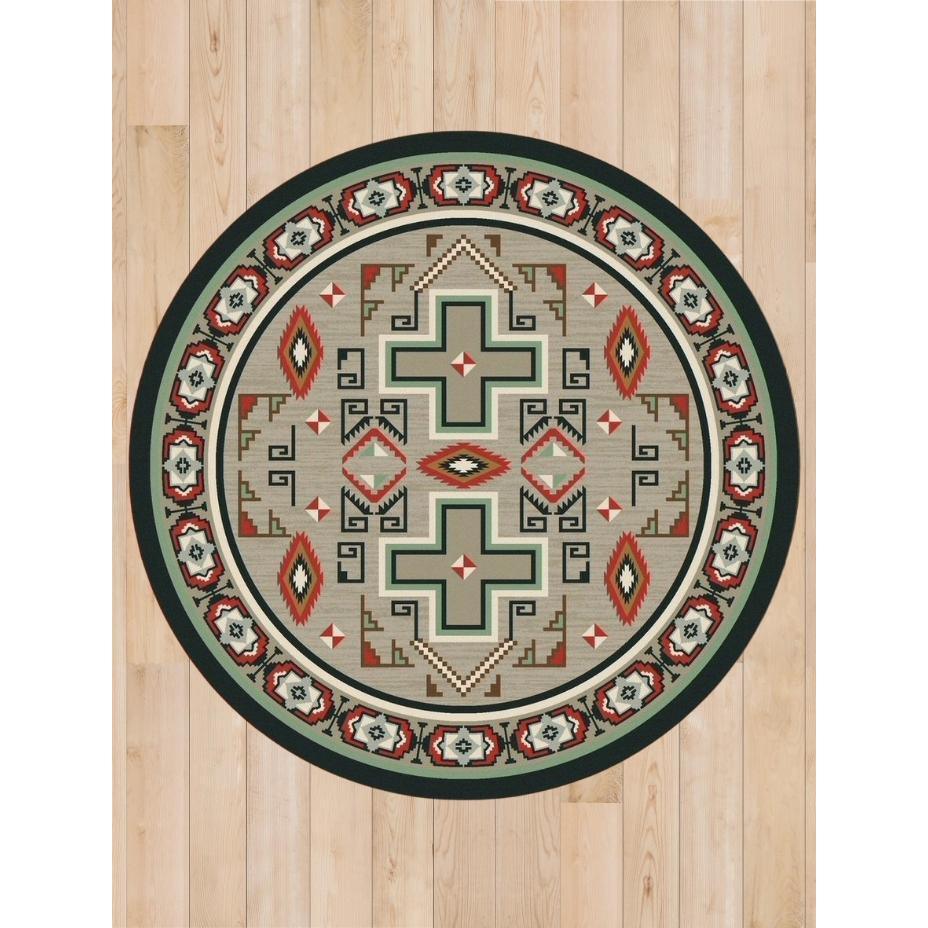 Rain Dance Rug – room setting