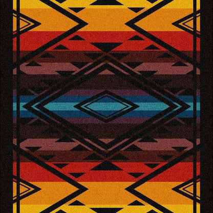 Rainmaker Rug – Bright – cabin lodge area rug