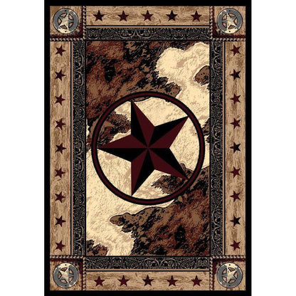 Ranger Cover Rug – Natural – cabin lodge area rug