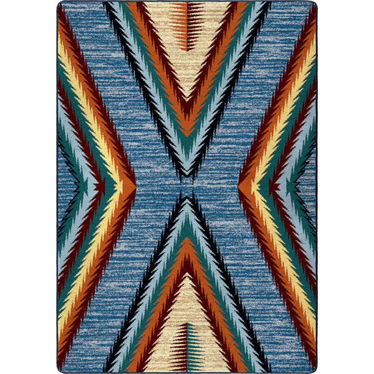 Razzle OKA Rug – Forester – cabin lodge area rug