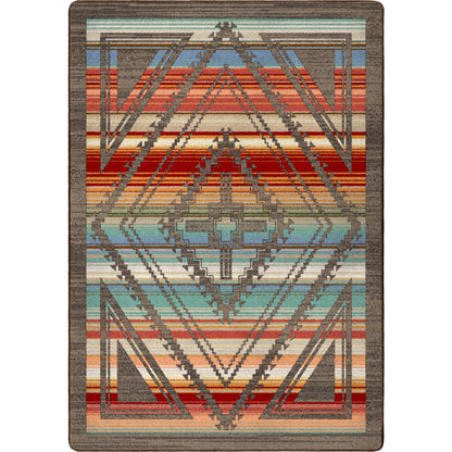 Rim Shot Rug – Canyon – cabin lodge area rug