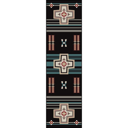 Rio Grande Rug – Black – detail view