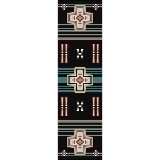 Rio Grande Rug – Black – detail view