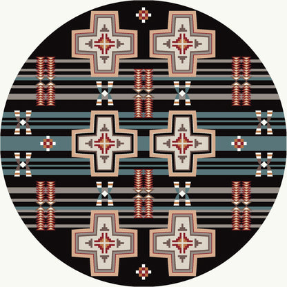 Rio Grande Rug – Black – room setting