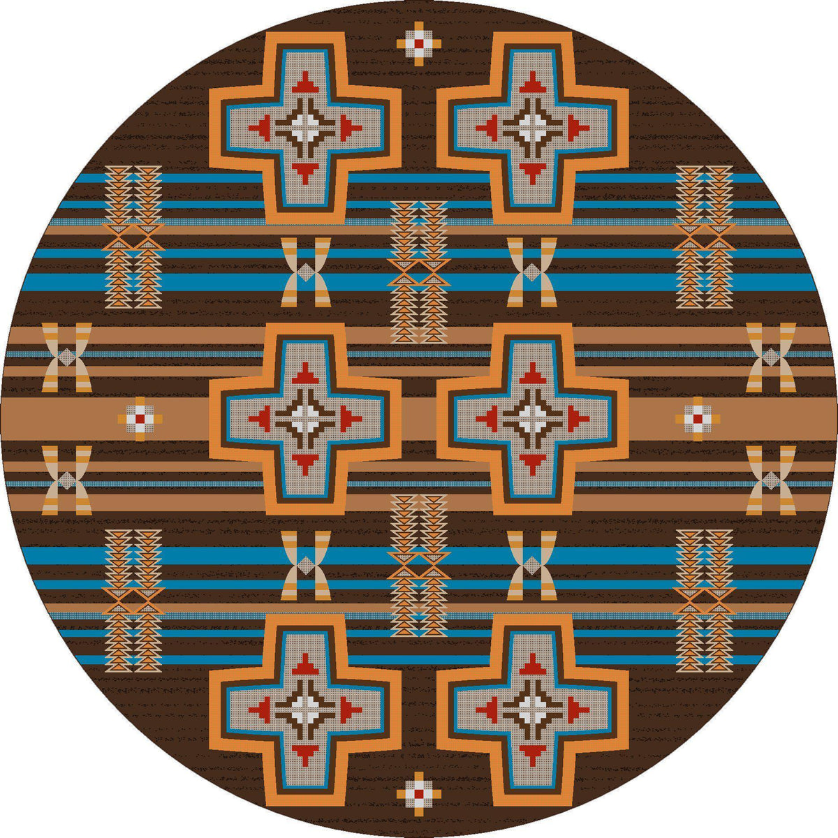 Rio Grande Rug – Desert Rust – room setting