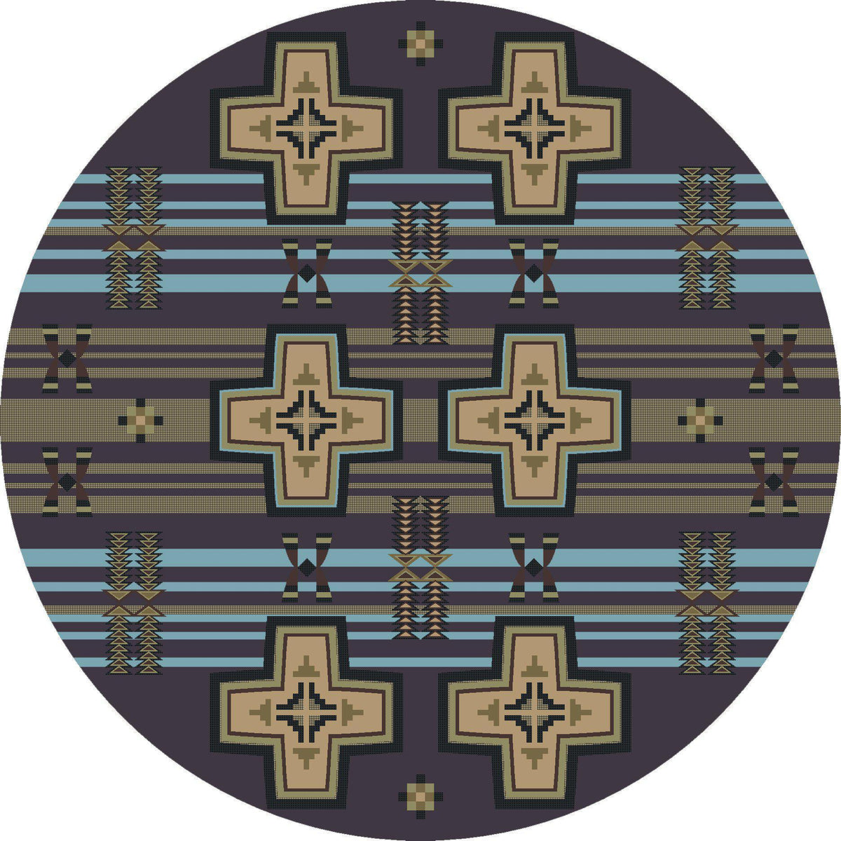 Rio Grande Rug – Night Sky – room setting