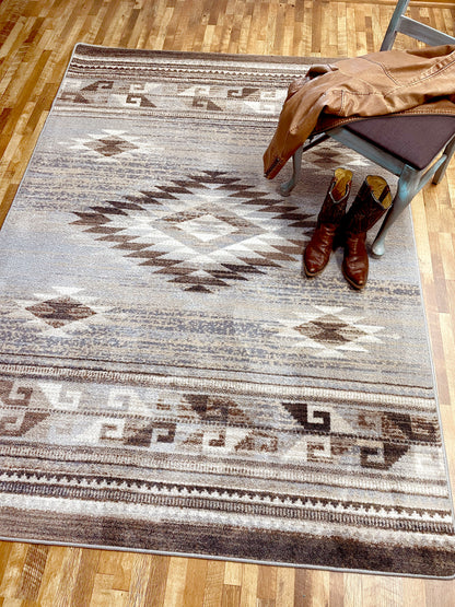 River Crossing Rug – Natural – detail view