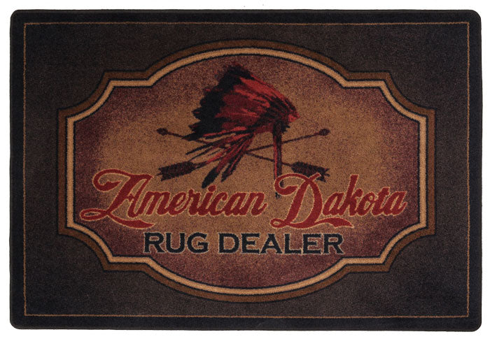Rug Dealer | Brown – cabin lodge area rug