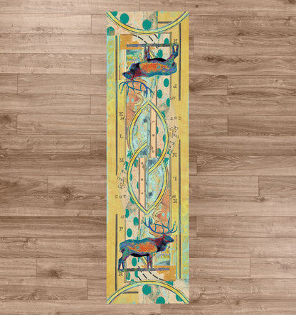 Ruiz Elk Pair Rug – Splash – lifestyle