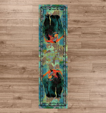 Ruiz Vertical Bear Rug – Paint – lifestyle