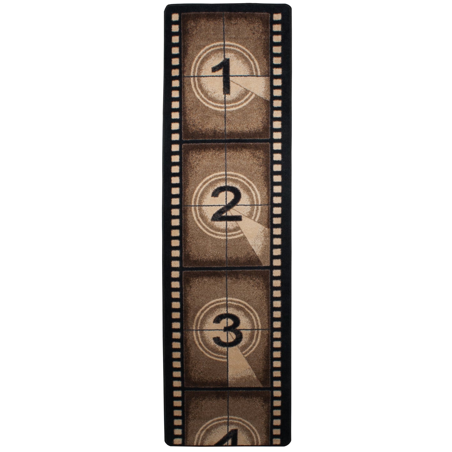 Filmstrip Rug – Brown – cabin lodge area rug