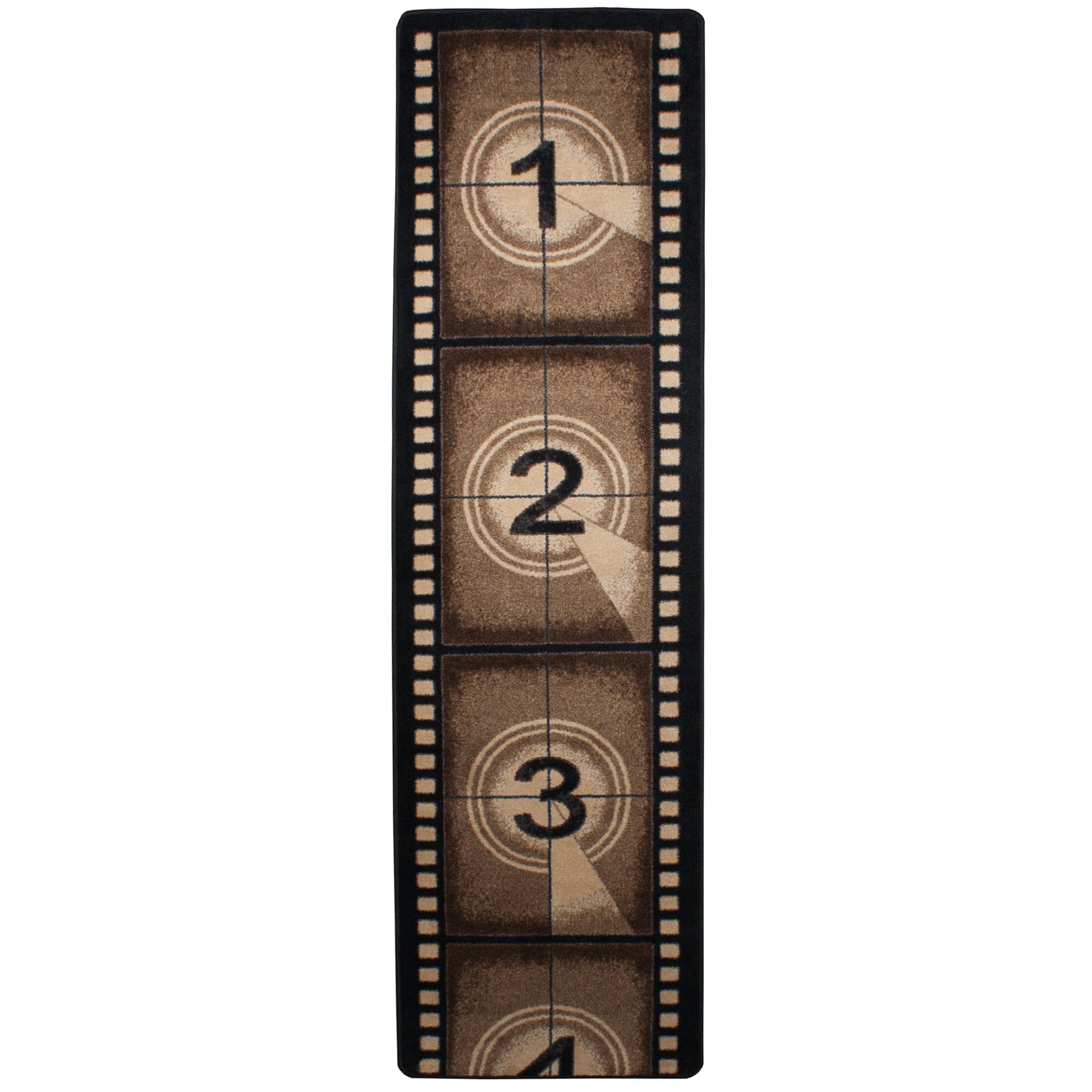 Filmstrip Rug – Brown – cabin lodge area rug