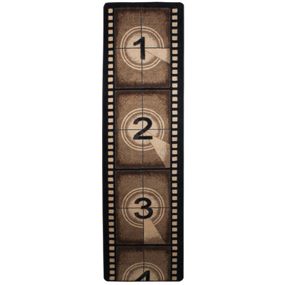 Filmstrip Rug – Brown – cabin lodge area rug