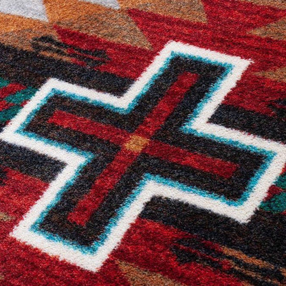 Rustic Crucifix Rug – Electric – alternate view