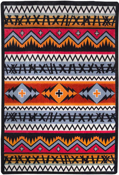 Captain Rug – Pumpkin Spice – cabin lodge area rug