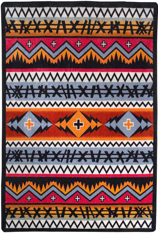 Captain Rug – Pumpkin Spice – cabin lodge area rug