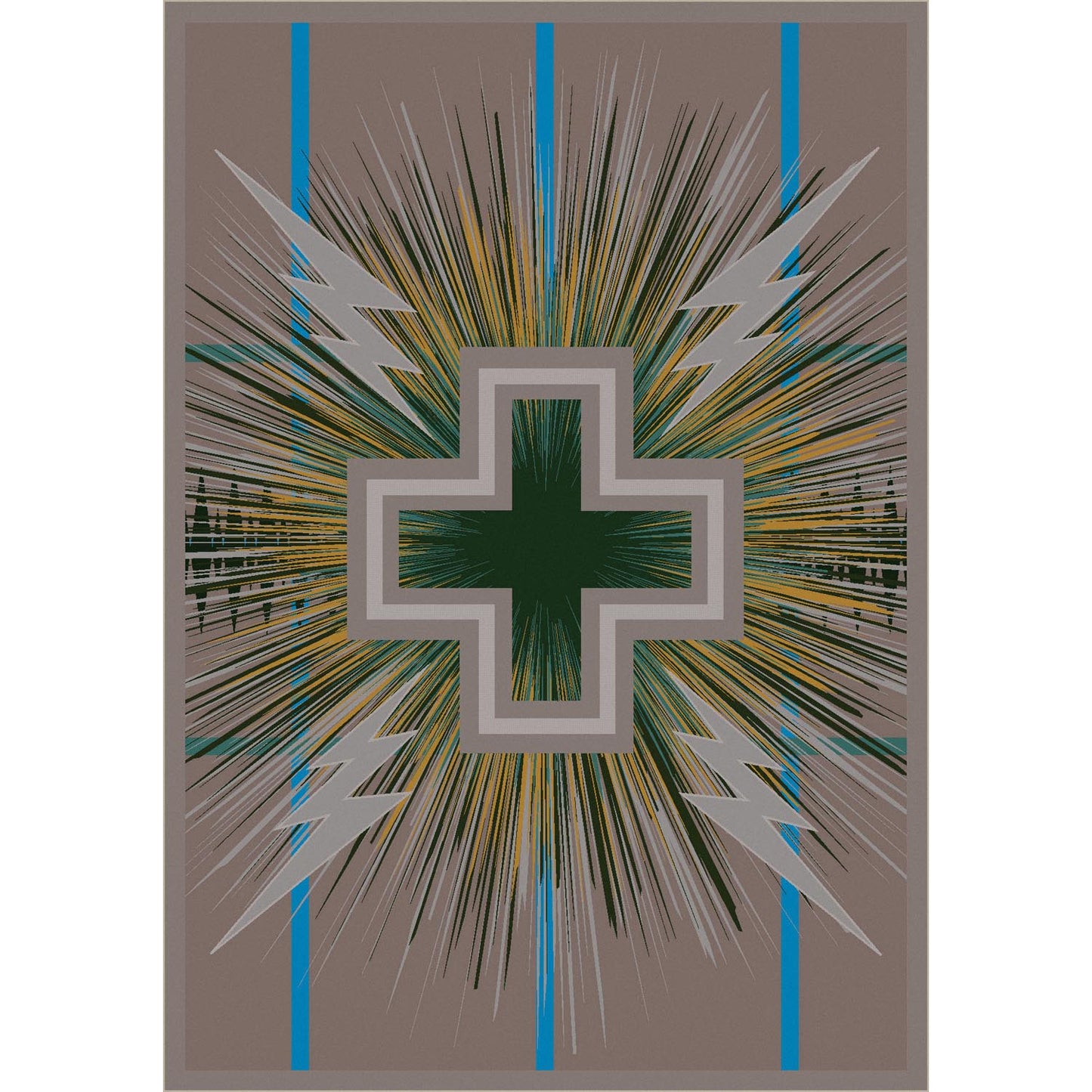 Sacha Temple Rug – Sand – detail view