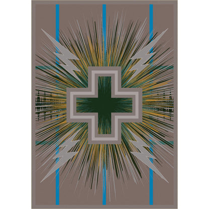 Sacha Temple Rug – Sand – detail view