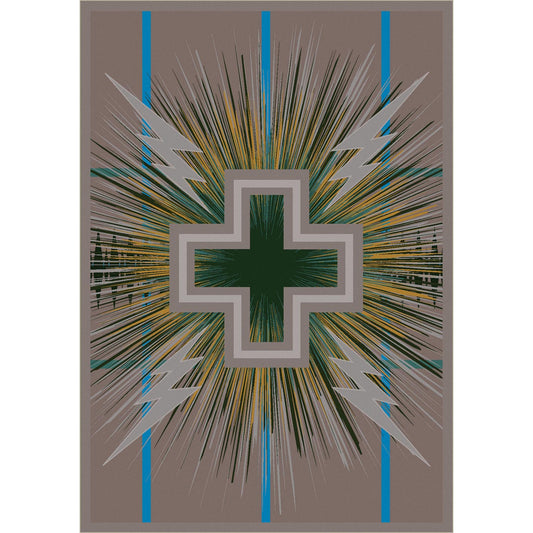 Sacha Temple Rug – Sand – detail view