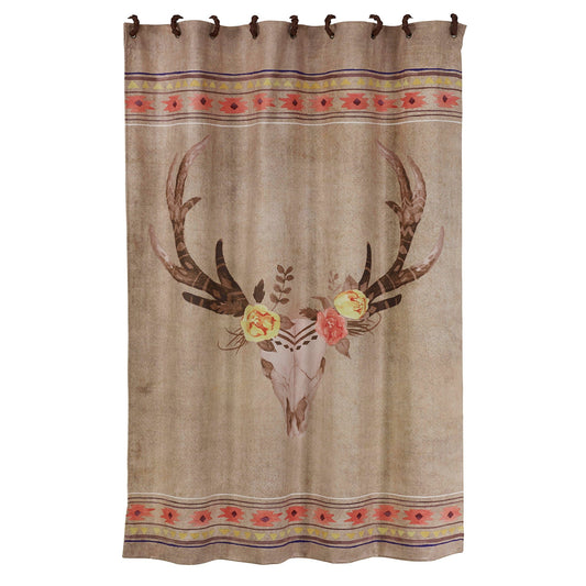 Desert Skull Shower Curtain