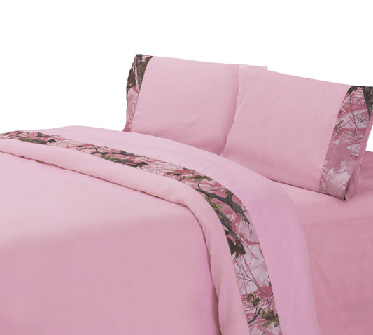 Camo Pink Sheet Set, 3 Pc